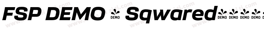 FSP DEMO - Sqwared字体转换